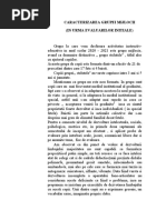 CARACTERIZARE EV IN
