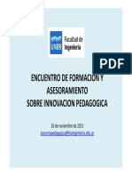 Encuentro Sobre Innovación Pedagógica - FI-26nov2013