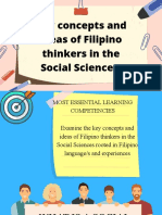 Key Concepts and Ideas of Filipino Thinkers in The Social Sciences Rooted in Filipino Languages and Experiences