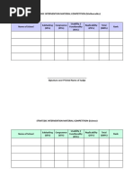 Criteria For Judging in Strategic Intervention Material