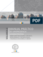 Contraloria Manual Practico de Juri Sprudencia Administrativa Sobre Planes Reguladores Comunales