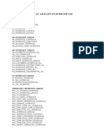 Oracle R12 Interface Tables Overview | PDF | Payments | Invoice