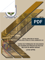 Curso de Formação de Soldados Do Quadro de Praças Da Polícia Militar de Minas Gerais (CFSD QPPM)