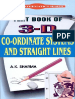 Text Book of 3-D Coordinate Systems and Straight Lines