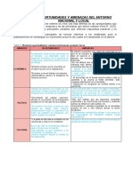 Analisis y Evalucion Analisis Externo