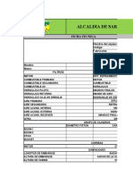 Ficha Tecnica Excavadora