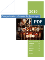 Categorization of Alcoholic Beverages