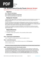 16.2.6 Lab - Research Network Security Threats - ILM