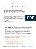 15.4.8 Lab - Observe DNS Resolution - ILM