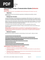 3.0.3 Class Activity - Design A Communications System - ILM