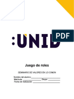 3 Juego de Roles Seminario de Valores en Lo Comun (2)