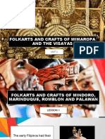 Folkarts and Crafts of Mindoro, Marinduque Romblon and Palawan