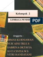 Sosiologi Lembaga Pendidikan (Kelompok)