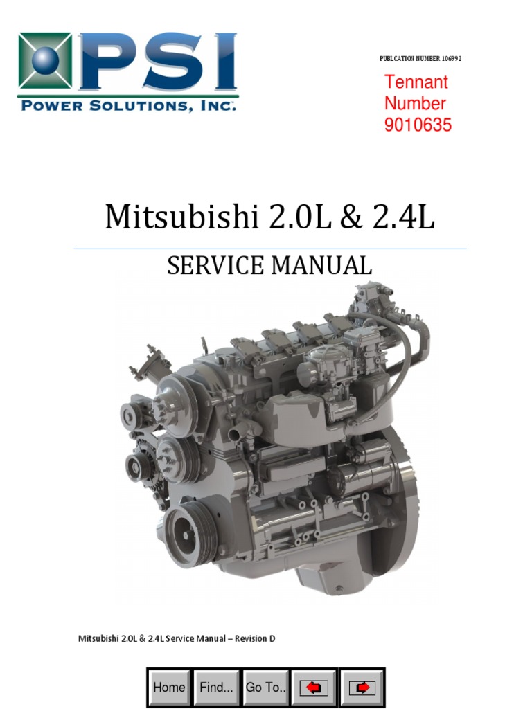 Service Mitsubishi | PDF | Piston | Belt (Mechanical)
