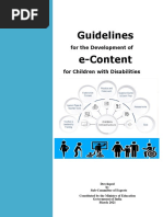 CWSN E-Content Guidelines