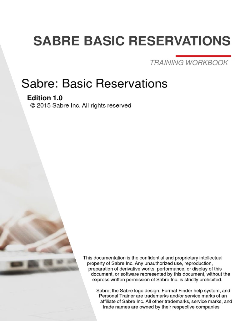 Chapter 1. - Introduction To Sabre | PDF | Airlines | Password