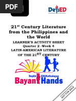 LAS - G11 - Q2 - Week4 - 21st Century Literature