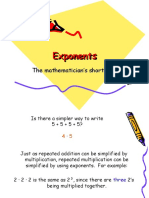 Exponentsexponents The Mathematicians Shorthand