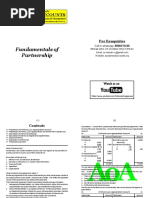 01 Fundamentals of Partnership Firm