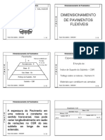 Dimensionamento Pavimento Flexível - DNER 05 - 08 - 04 para Impr