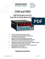 FS340 and FS641: High Performance Low Cost Controller For Flying Shears and Saws