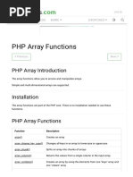 PHP Array Functions