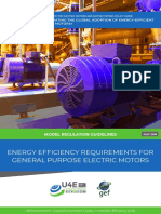 Energy Efficient Electric Motor Regulation