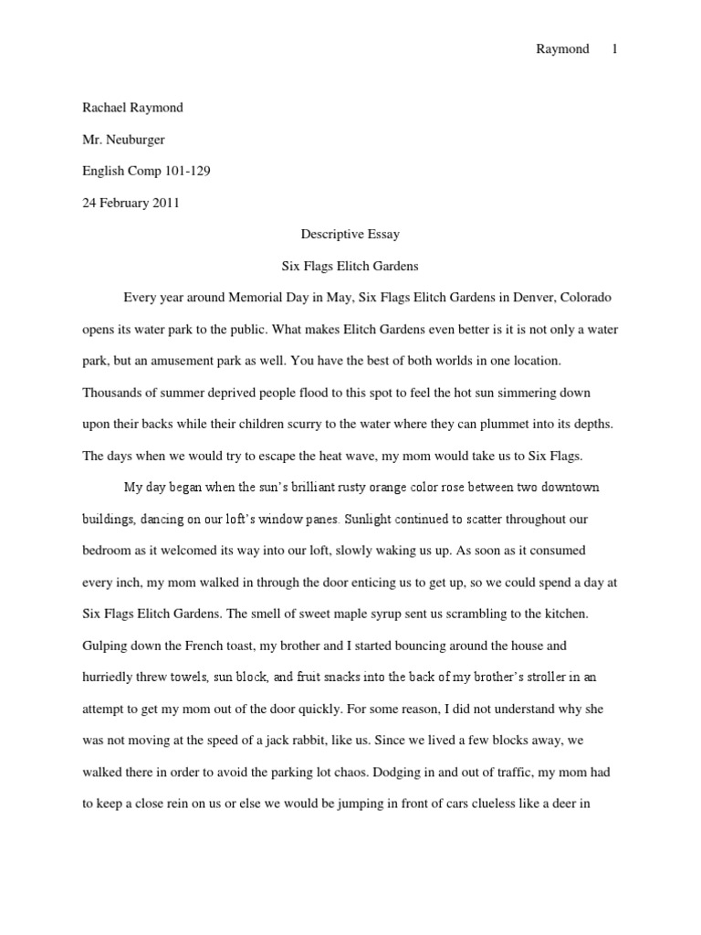 6 paragraph essay example picture