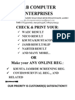 A&B Computer Enterprises: Check & Print Your
