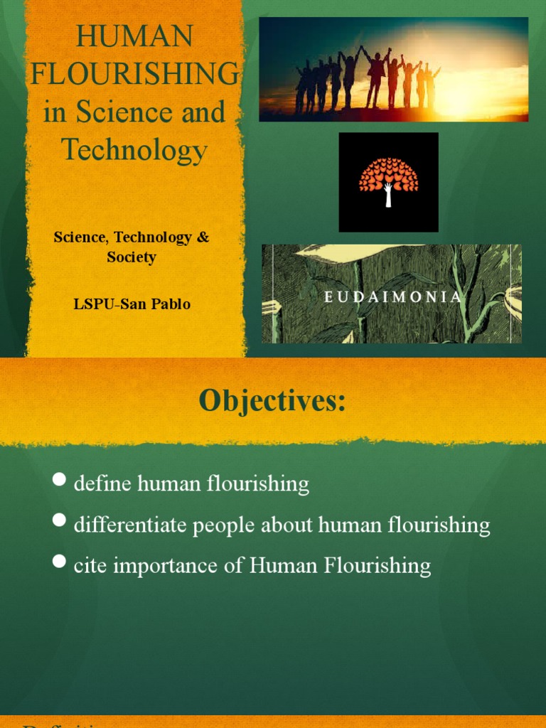 Human Flourishing in Science and Technology PDF Hedonism Aristotle