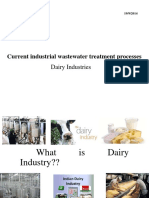 Current Industrial Wastewater Treatment Processes: Dairy Industries