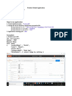 Product Detail Application Tools & Techonlogies Used:: Eclipse Spring Boot 2 Hibernate 5 Java 8 Postgresql 9.5