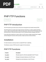 PHP FTP Functions