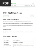 PHP JSON Functions