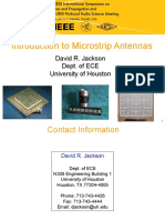 Introduction To Microstrip Antennas