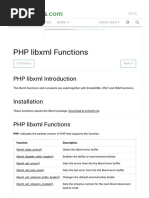 PHP Libxml Functions