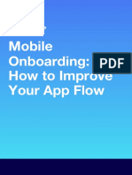 Mobile Onboarding: How To Improve Your App Flow