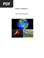 Science 10 Module: Unit 1. Earth and Space