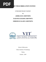 Smart Field Irrigation System: ABHIRAMI R (18BSW0059) Dakoor Saharsh (18Bsw0075) Shirish Kulkarni (18Bsw0078)
