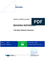 Modul 5 - Tata Ejaan Bahasa Indonesia