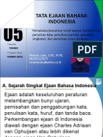 PPt. 5 - Tata Ejaan Bahasa Indonesia