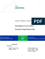 Modul Undira Pancasila 7 - Pancasila Sistem Etika