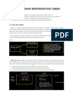 Bab 7 Pemrograman Berorientasi Objek