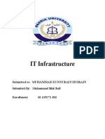 IT Infrastructure: Submitted To: Submitted By: Muhammad Bilal Rafi Enrollment: 03-135171-003