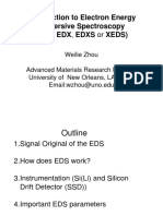 Introduction To Electron Energy Dispersive Spectroscopy (Eds, Edx, Edxs or Xeds)