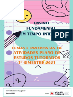 Ensino Fundamental em Tempo Integral: Temas E Propostas de Atividades Plano de Estudos Tutorados 3º BIMESTRE 2021