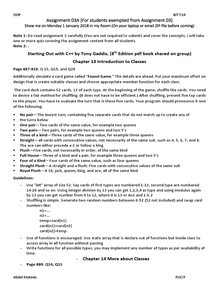 Starting Out With C++ by Tony Gaddis, (8 Edition PDF Book Shared On ...