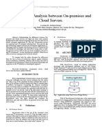 Comparative Analysis Between On-Premises and Cloud Servers