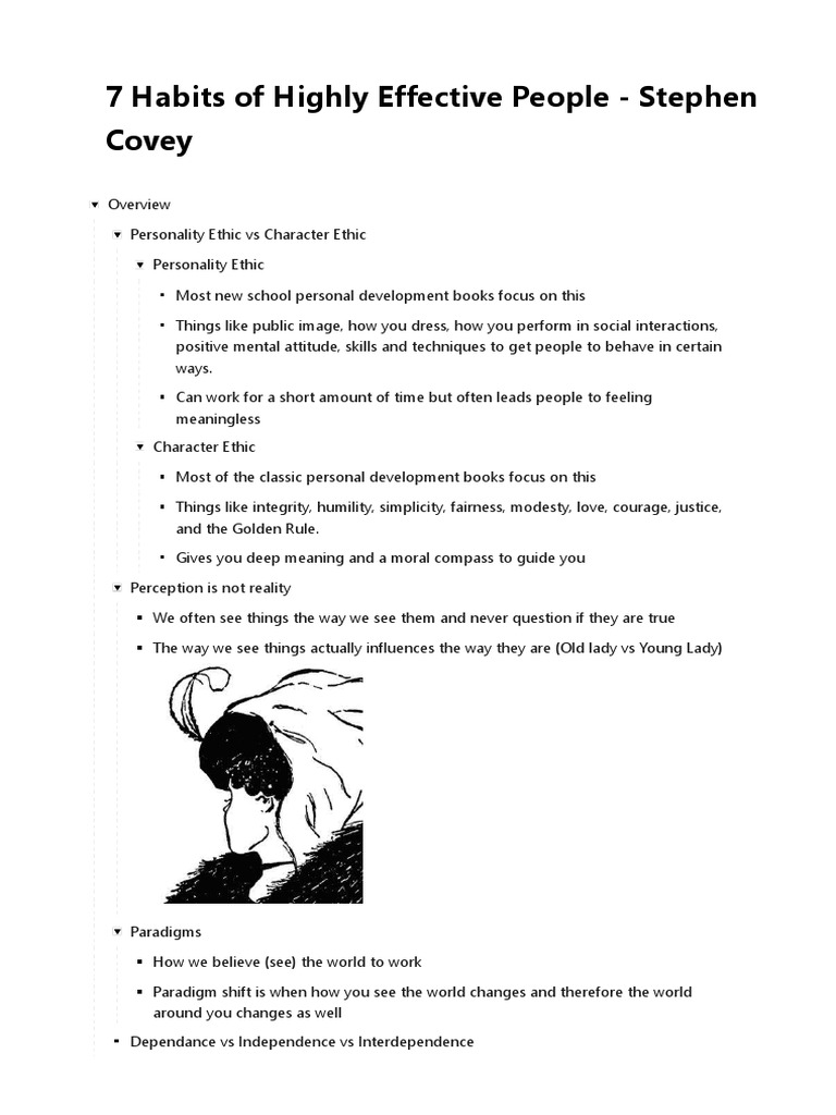 7 Habits of Highly Effective People - Stephen Covey | PDF | Self ...