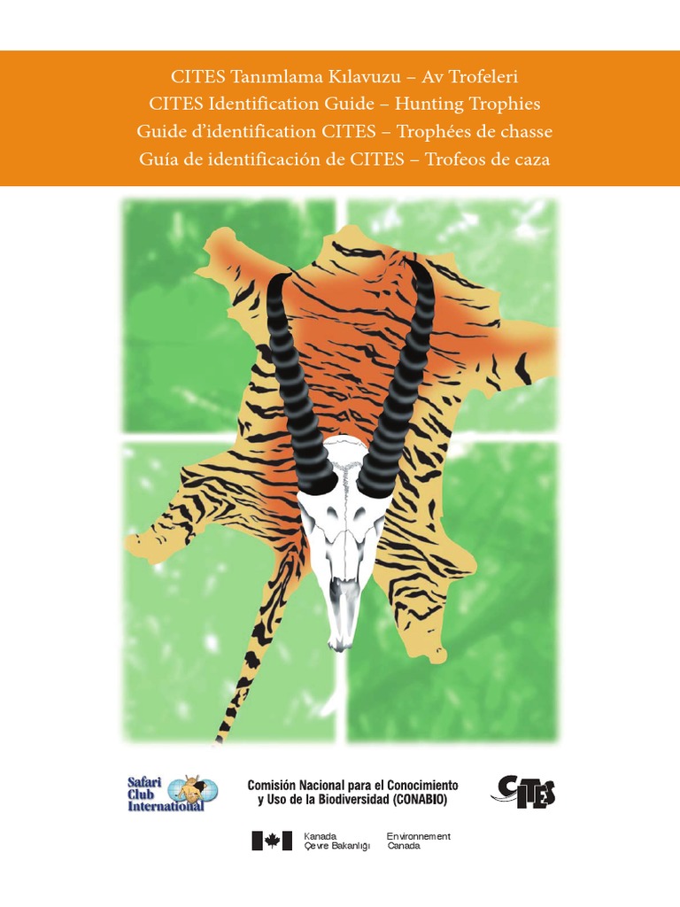 CITES Identification Guide Hunting Trophies - TR | PDF